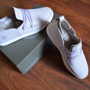 Nubuck Timberland Women's Light Purple Slip Ons